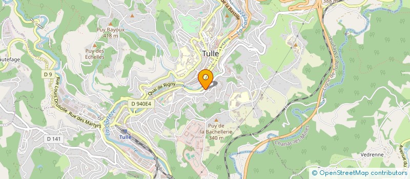 localisation de l'entreprise COPROPRIETE VIALLE N9  TULLE