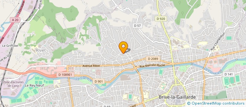 localisation de l'entreprise COPROPRIETE VIALMUR  BRIVE-LA-GAILLARDE