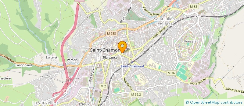 localisation de l'entreprise COPROPRIETE VICTOR HUGO  SAINT-CHAMOND