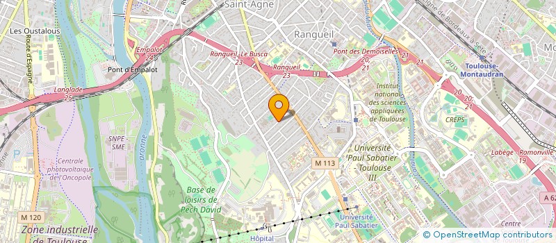 localisation de l'entreprise COPROPRIETE VICTORIA 1 ET 2 à TOULOUSE