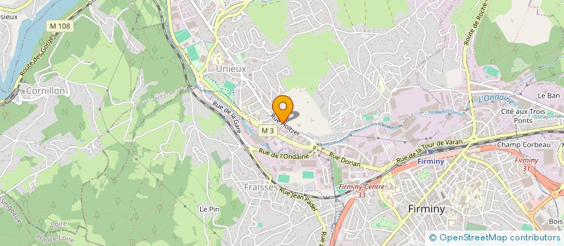 localisation de l'entreprise COPROPRIETE VIGNERON  UNIEUX