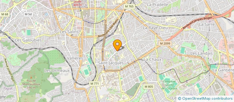 localisation de l'entreprise COPROPRIETE VILLA BETHINA  CLERMONT-FERRAND