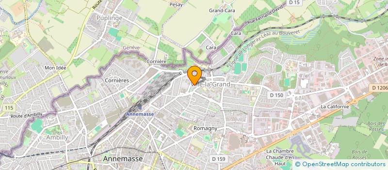 localisation de l'entreprise COPROPRIETE VILLA GARANCE  VILLE-LA-GRAND