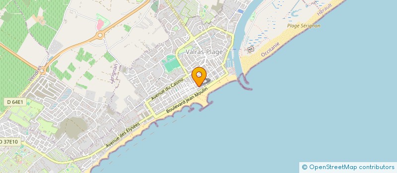 localisation de l'entreprise COPROPRIETE VILLA MARIE THERESE  VALRAS-PLAGE