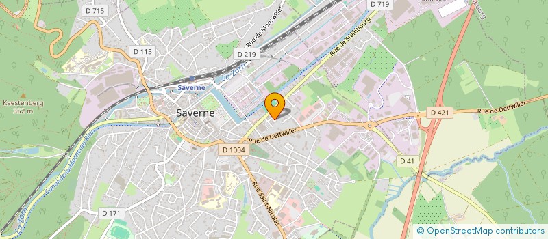 localisation de l'entreprise COPROPRIETE VILLA MEDICIS  SAVERNE