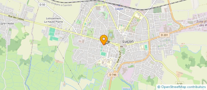 localisation de l'entreprise COPROPRIETE VILLA MILLANDY  LUCON