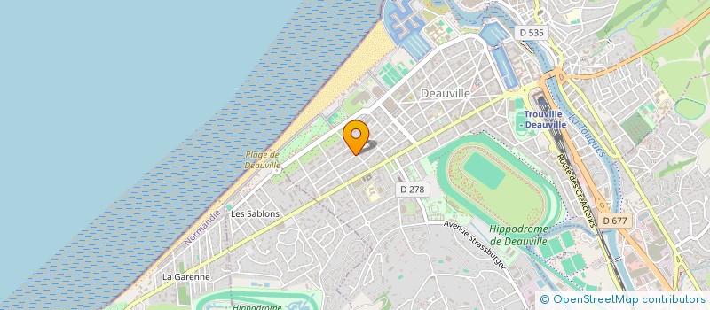 localisation de l'entreprise COPROPRIETE VILLA NORMANDE  DEAUVILLE