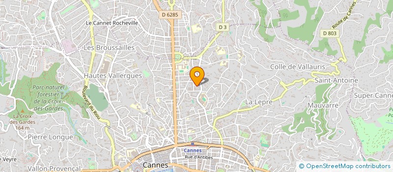 localisation de l'entreprise COPROPRIETE VILLA PAULINE  CANNES