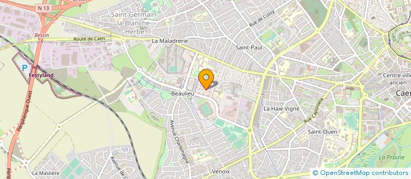 localisation de l'entreprise COPROPRIETE VILLAS TOSCANES à CAEN