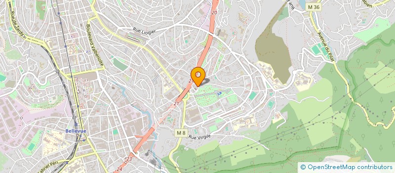 localisation de l'entreprise COPROPRIETE VILLENEUVE  SAINT-ETIENNE