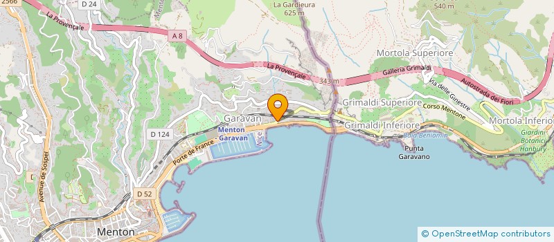 localisation de l'entreprise COPROPRIETE VINO DEL MARE  MENTON