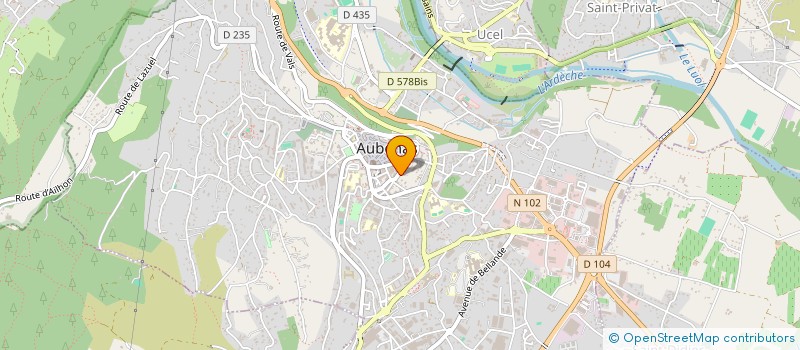 localisation de l'entreprise COPROPRIETE VISTA BELLA  AUBENAS