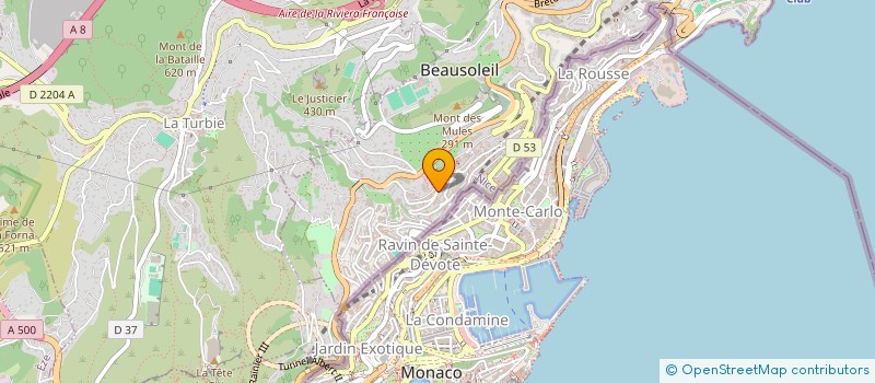 localisation de l'entreprise COPROPRIETE VISTA MARE à BEAUSOLEIL