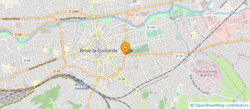 localisation de l'entreprise COPROPRIETE VOLTAIRE  BRIVE-LA-GAILLARDE