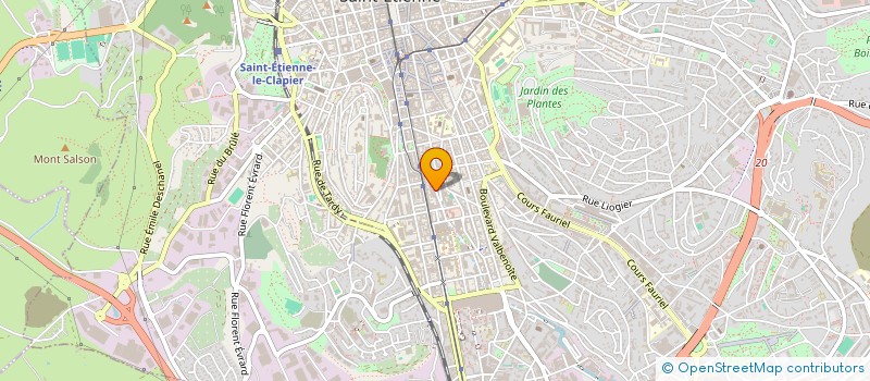 localisation de l'entreprise COPROPRIETE VOLTAIRE  SAINT-ETIENNE