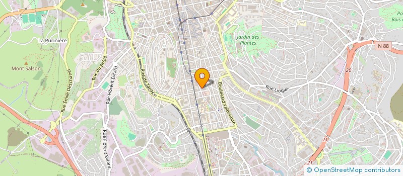 localisation de l'entreprise COPROPRIETE VOLTAIRE  SAINT-ETIENNE