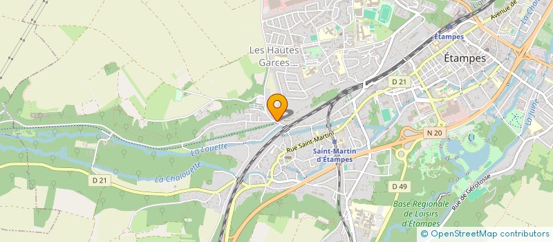 localisation de l'entreprise COPROPRIETES VILLA DES LYS à ETAMPES