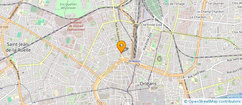 localisation de l'entreprise COPROPRITAIRES DU 25-27 FAUBOURG BANNIER à ORLEANS