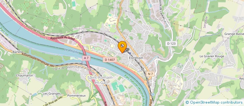 localisation de l'entreprise COPROPRITE 50 RUE DE LA CONVENTION  VIENNE