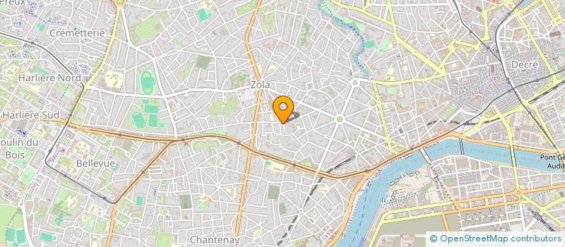 localisation de l'entreprise COPROPROPRIETE 57 RUE DE LA MONTAGNE NANTES  NANTES