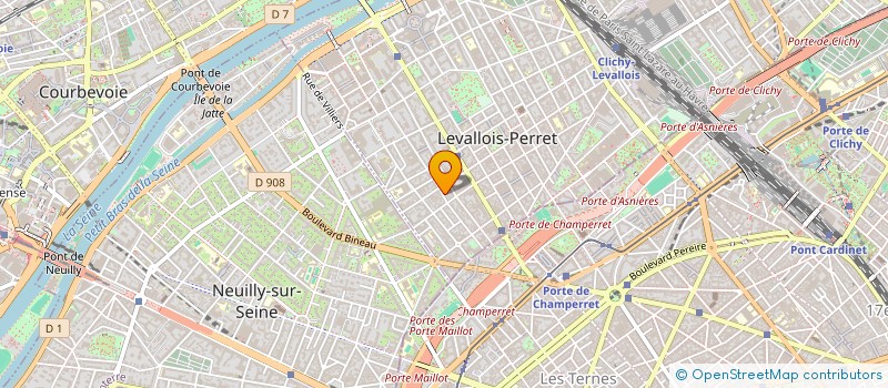 localisation de l'entreprise COPRORENO à LEVALLOIS-PERRET