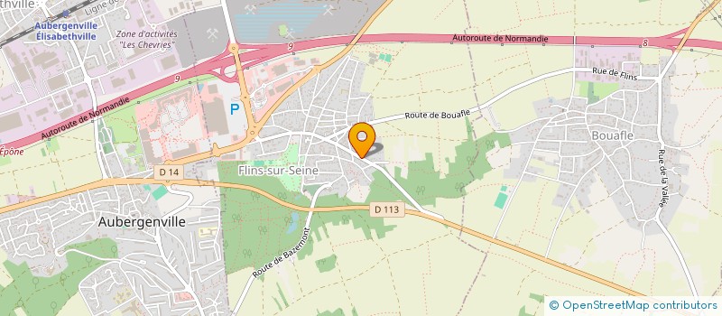 localisation de l'entreprise COPRORENOV  FLINS-SUR-SEINE