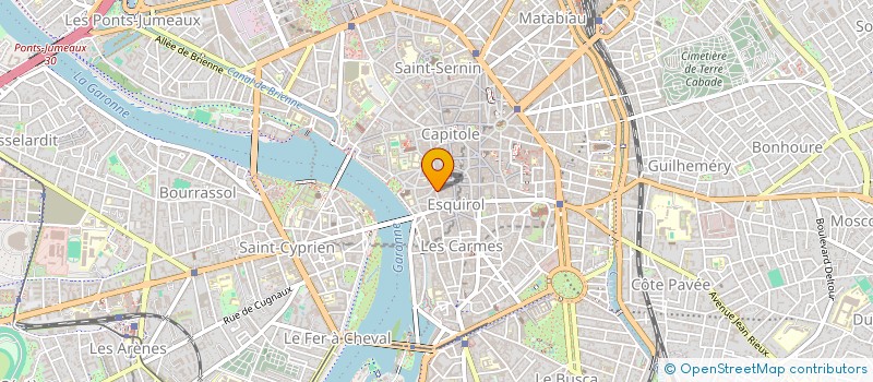 localisation de l'entreprise COPRORPIETE 22 DE LA BOURSE à TOULOUSE