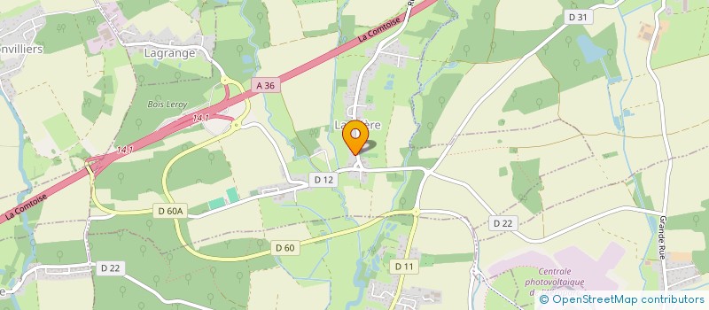 localisation de l'entreprise COPROSID à LARIVIERE