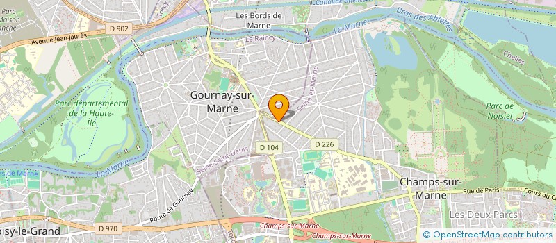 localisation de l'entreprise COPROSUR  PARIS