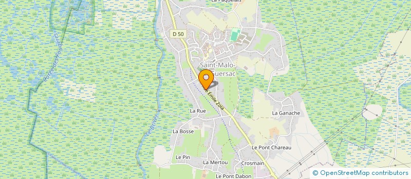 localisation de l'entreprise COPROT INVEST  SAINT-MALO-DE-GUERSAC