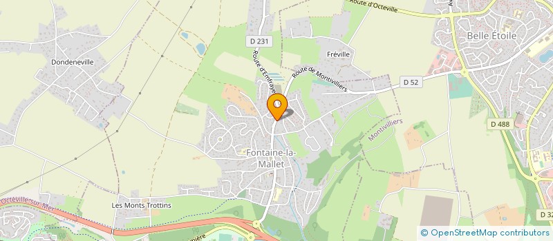 localisation de l'entreprise COPROTEC à FONTAINE-LA-MALLET