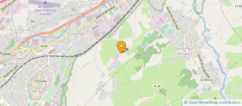 localisation de l'entreprise COPROTECH  SAINT-PAUL-EN-JAREZ