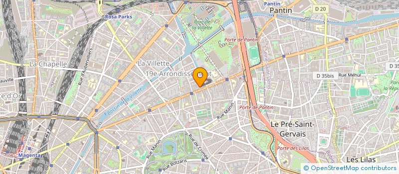 localisation de l'entreprise COPROVA à PARIS