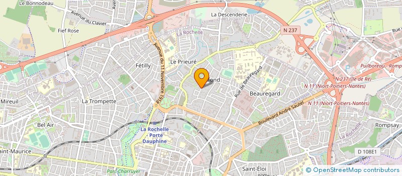 localisation de l'entreprise COPRPPRIETE RESIDENCE DELABARRE  LA ROCHELLE