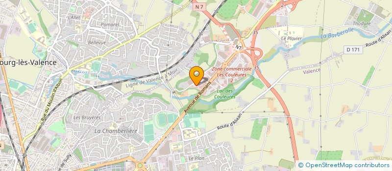localisation de l'entreprise COPS à VALENCE