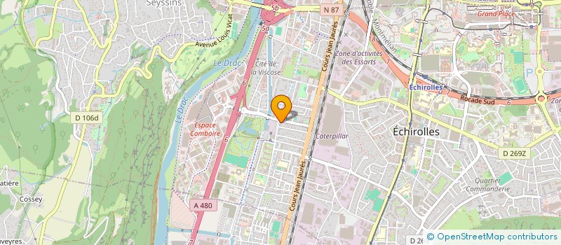 localisation de l'entreprise COPS COMPANY SA  ECHIROLLES