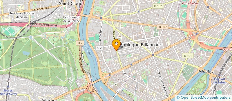 localisation de l'entreprise COPS-IMMO à BOULOGNE BILLANCOURT