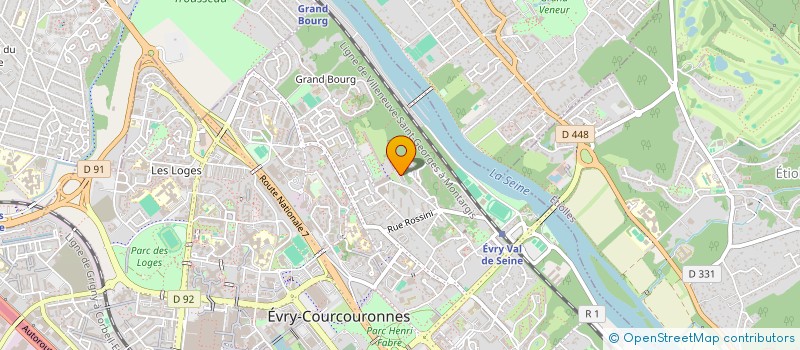 localisation de l'entreprise COPS & VOUS à EVRY-COURCOURONNES