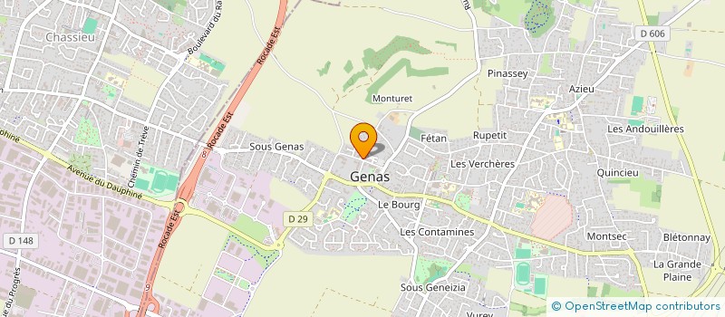 localisation de l'entreprise COPSEL, CPTS DE L'EST LYONNAIS  SAINT-BONNET-DE-MURE