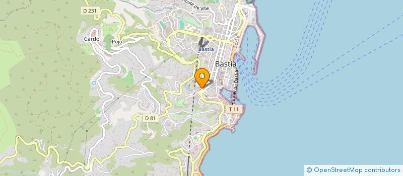 localisation de l'entreprise COPT à BASTIA