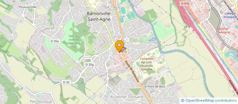 localisation de l'entreprise COPTIM à RAMONVILLE-SAINT-AGNE