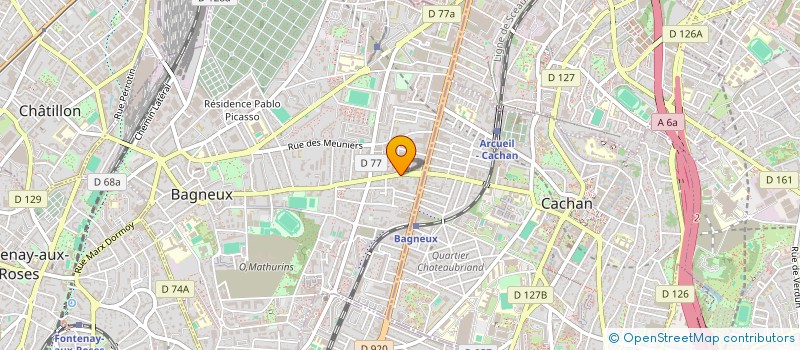 localisation de l'entreprise COPTOS à BAGNEUX
