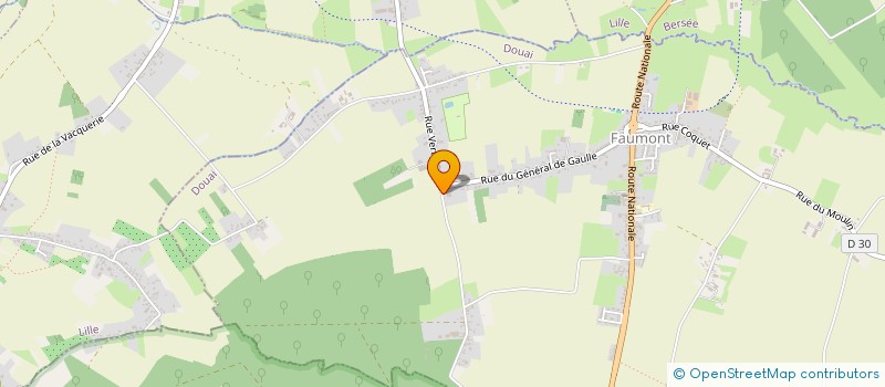 localisation de l'entreprise COPVINS  FAUMONT