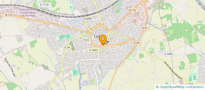 localisation de l'entreprise COPY 34  LUNEL