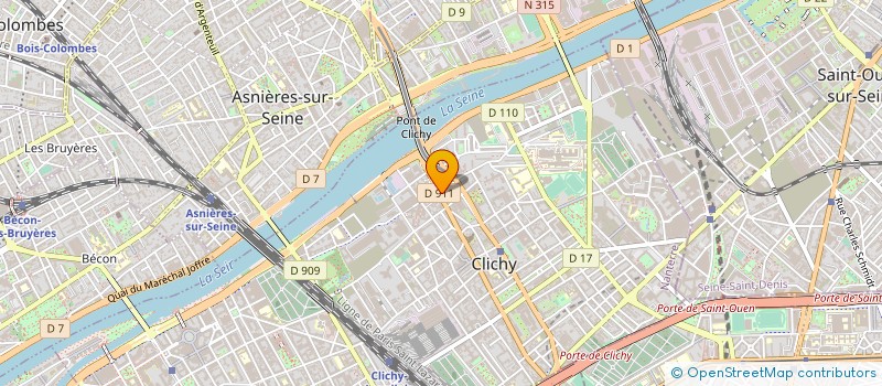 localisation de l'entreprise COPY CLICHY à CLICHY