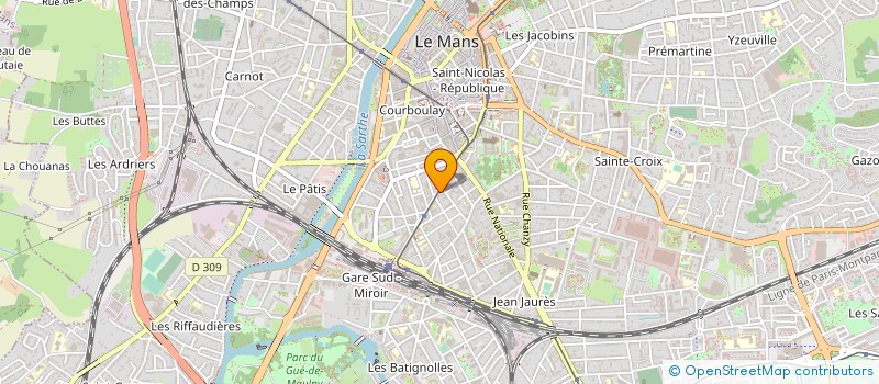localisation de l'entreprise COPY COM 72 à LE MANS