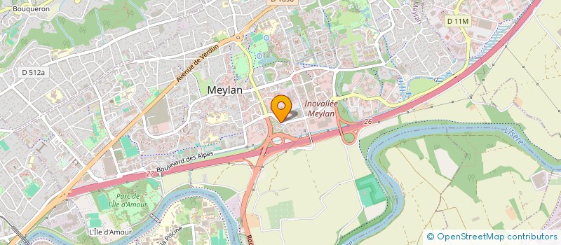 localisation de l'entreprise COPY MEYLAN  MEYLAN