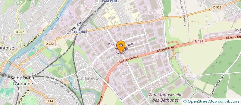 localisation de l'entreprise COPY NETWORK à SAINT-OUEN-L'AUMONE