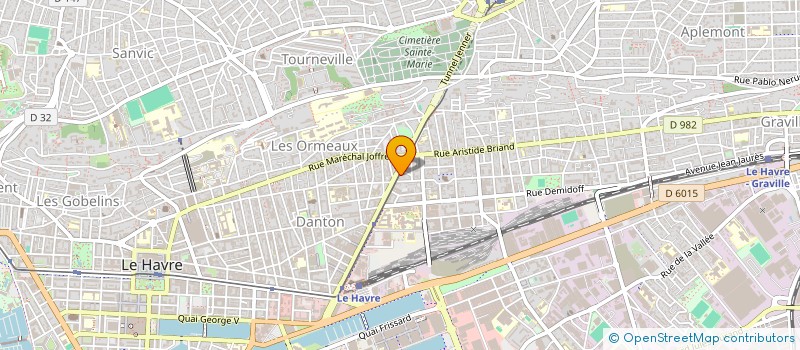 localisation de l'entreprise COPY & PRINT à LE HAVRE