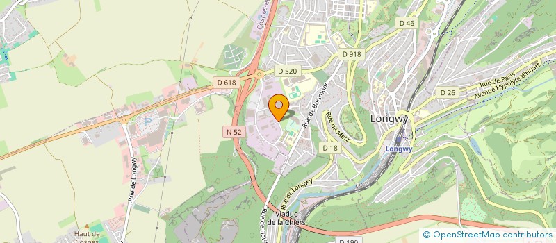 localisation de l'entreprise COPY PRO à LONGWY